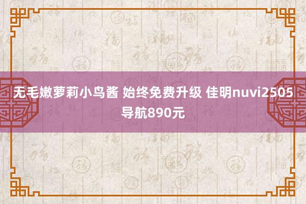 无毛嫩萝莉小鸟酱 始终免费升级 佳明nuvi2505导航890元